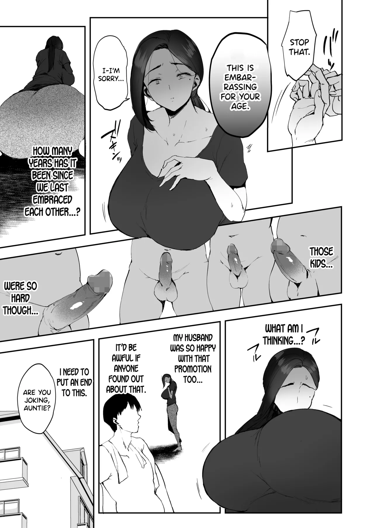 Hentai Manga Comic-AV Play 2 ~Big-breasted housewife falls for a bratty dick~-Read-14